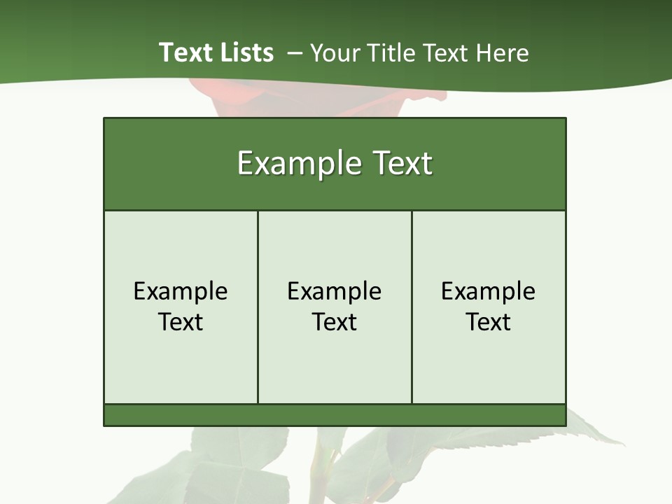 Rose Color Decoration PowerPoint Template