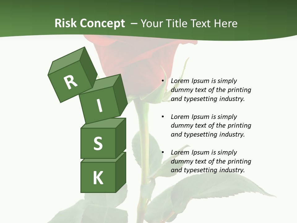 Rose Color Decoration PowerPoint Template