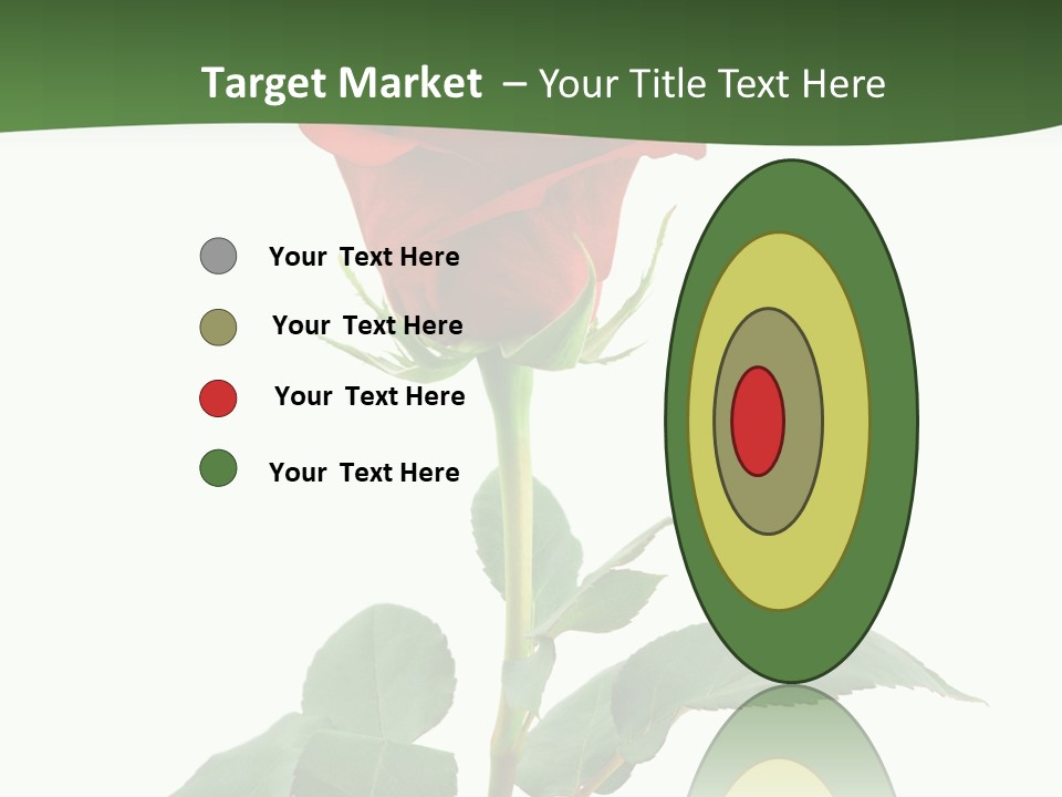 Rose Color Decoration PowerPoint Template