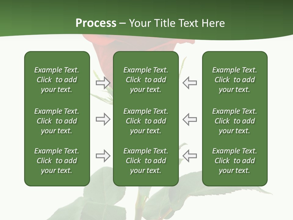 Rose Color Decoration PowerPoint Template