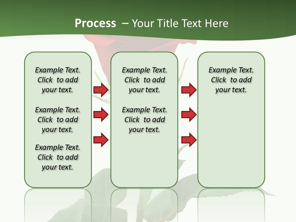 Rose Color Decoration PowerPoint Template
