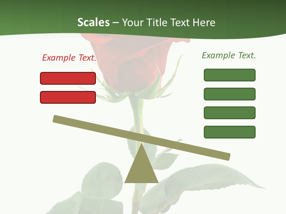 Rose Color Decoration PowerPoint Template