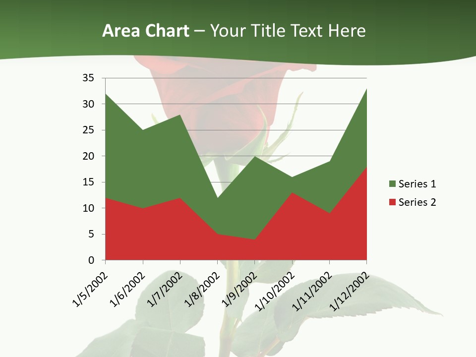 Rose Color Decoration PowerPoint Template