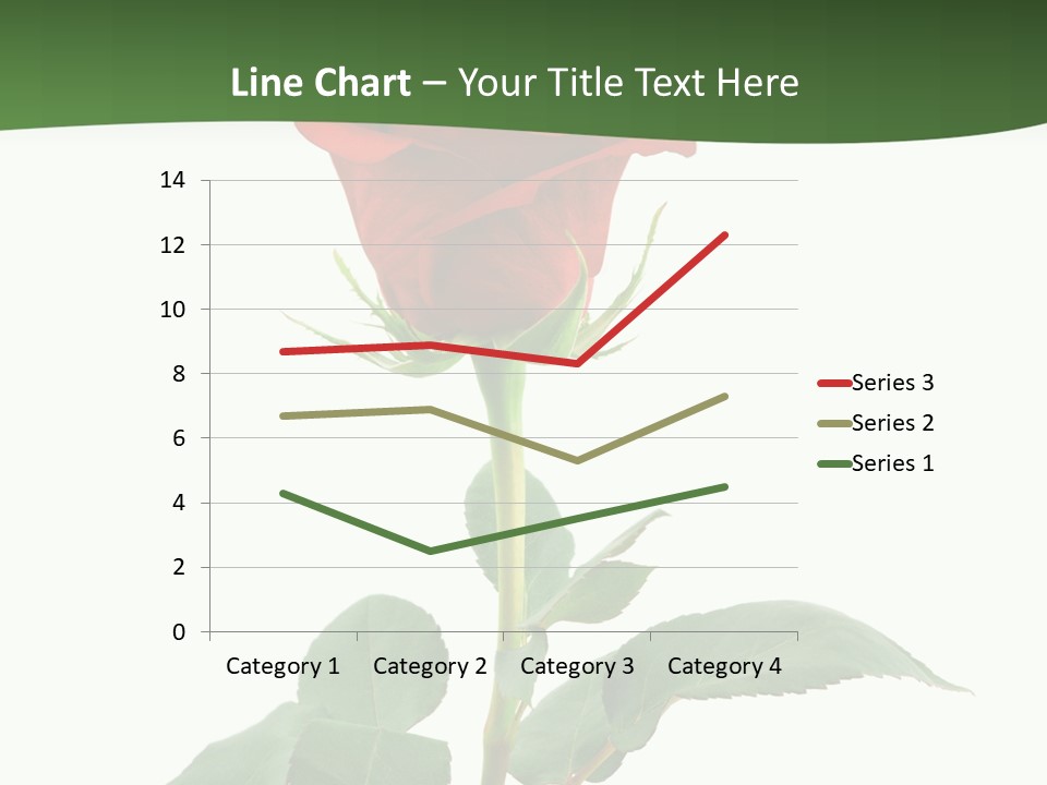 Rose Color Decoration PowerPoint Template