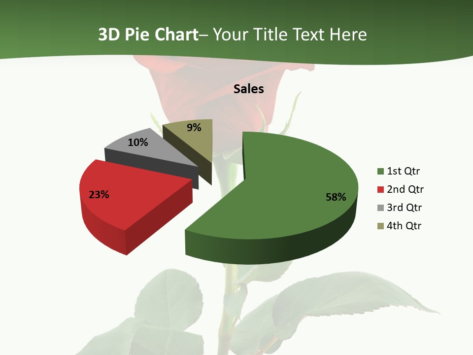 Rose Color Decoration PowerPoint Template