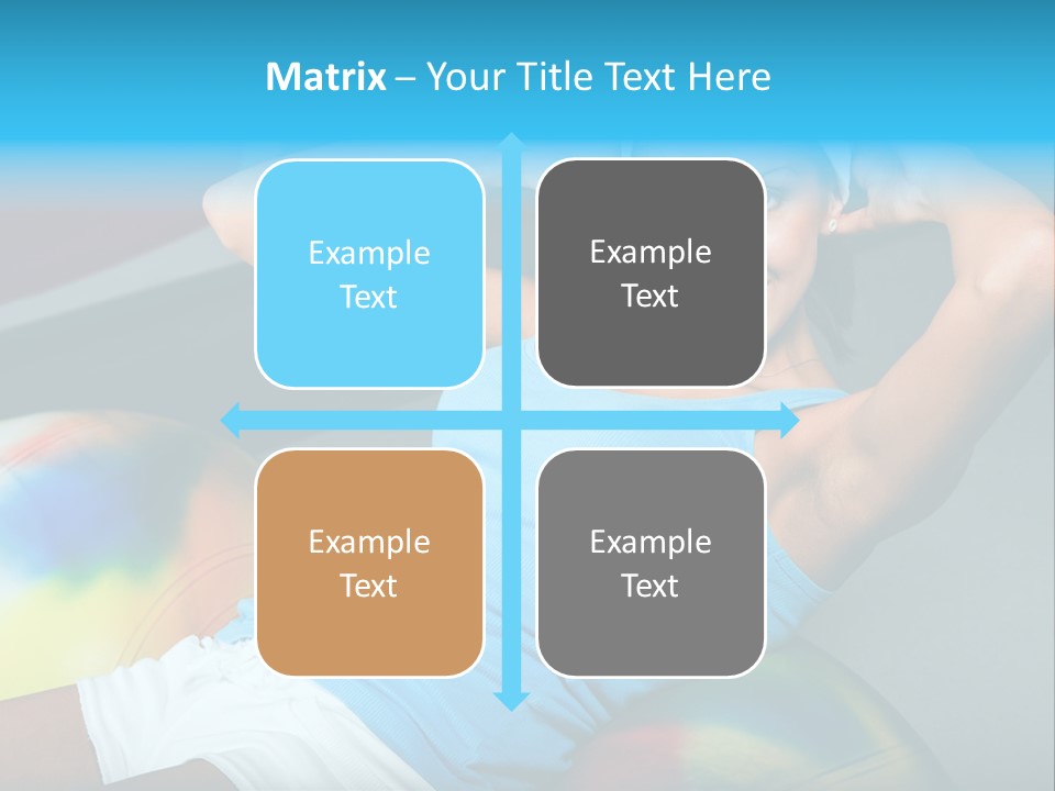 Close Up Like Fitness PowerPoint Template