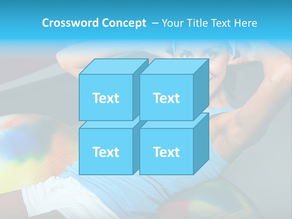 Close Up Like Fitness PowerPoint Template