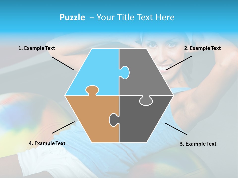 Close Up Like Fitness PowerPoint Template