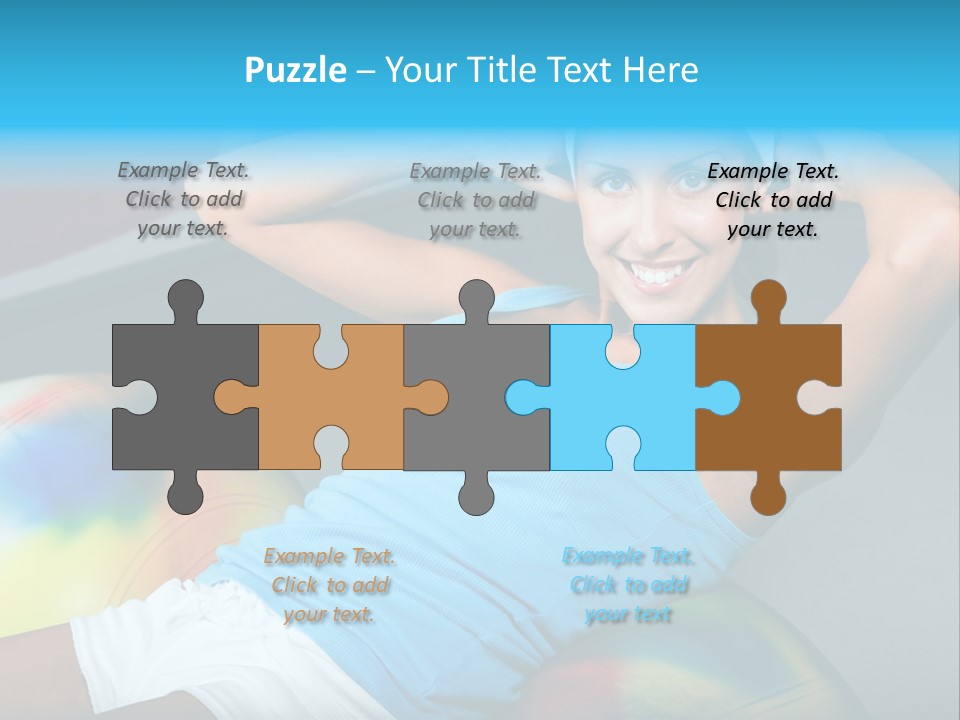 Close Up Like Fitness PowerPoint Template