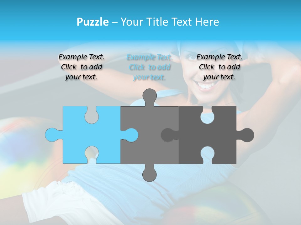 Close Up Like Fitness PowerPoint Template