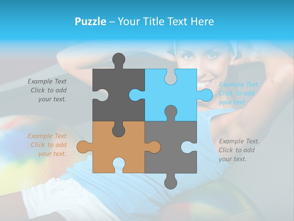 Close Up Like Fitness PowerPoint Template