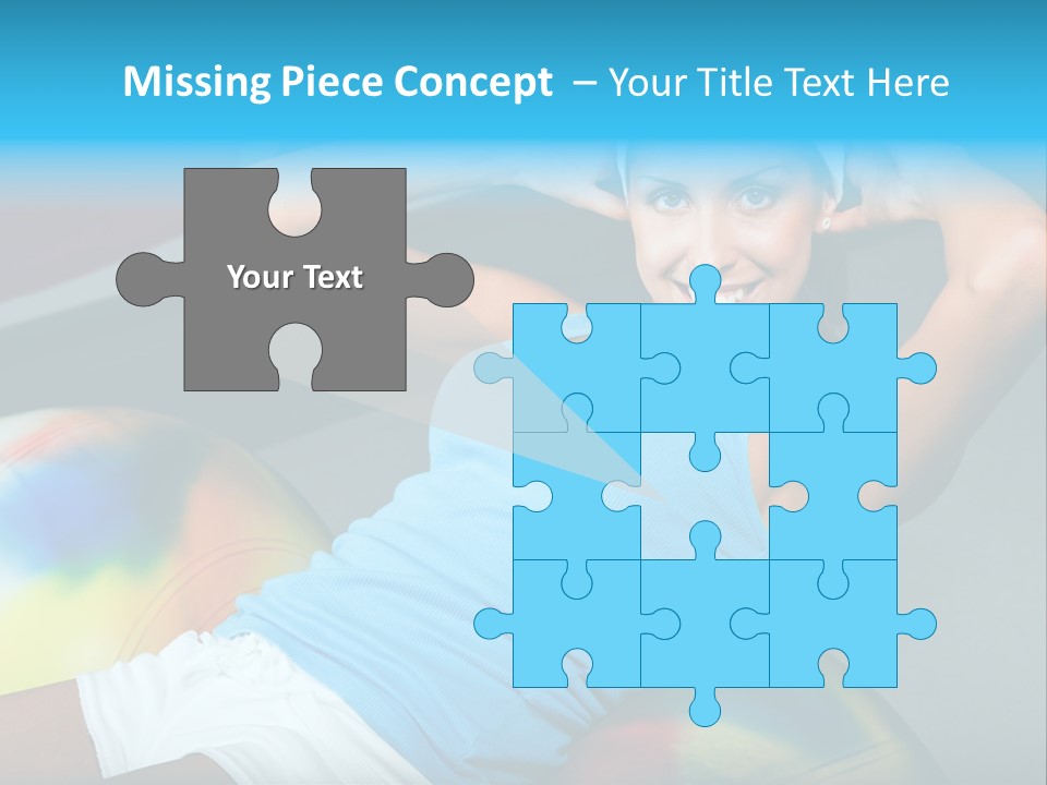 Close Up Like Fitness PowerPoint Template