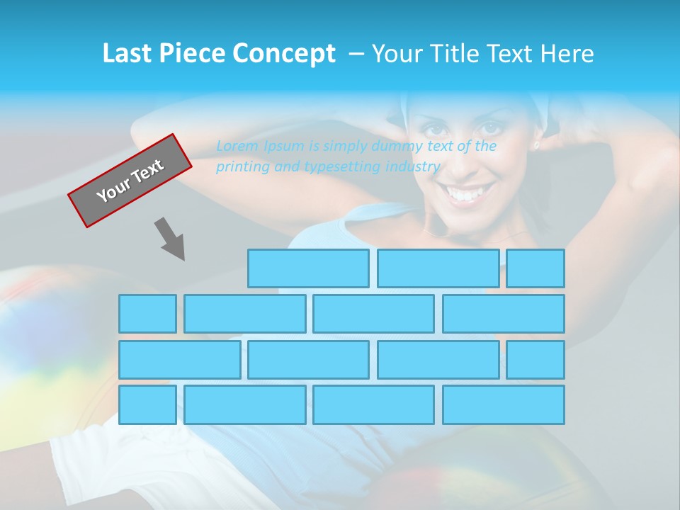 Close Up Like Fitness PowerPoint Template