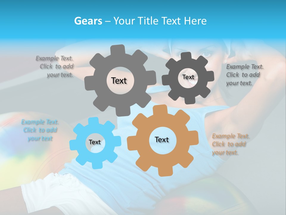 Close Up Like Fitness PowerPoint Template