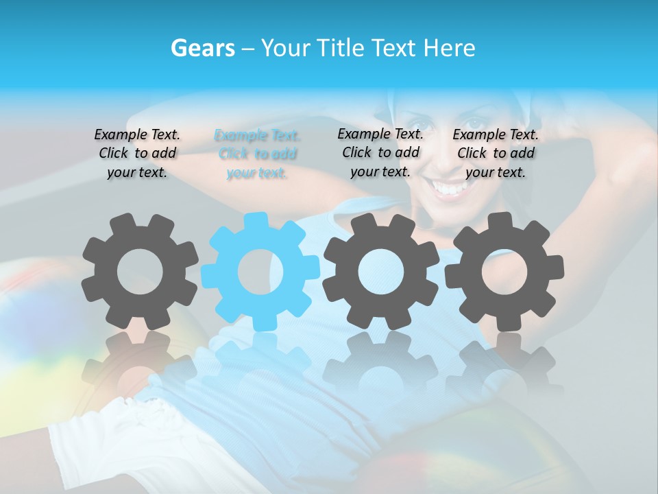 Close Up Like Fitness PowerPoint Template