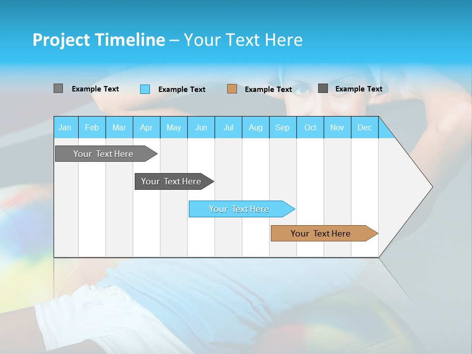 Close Up Like Fitness PowerPoint Template