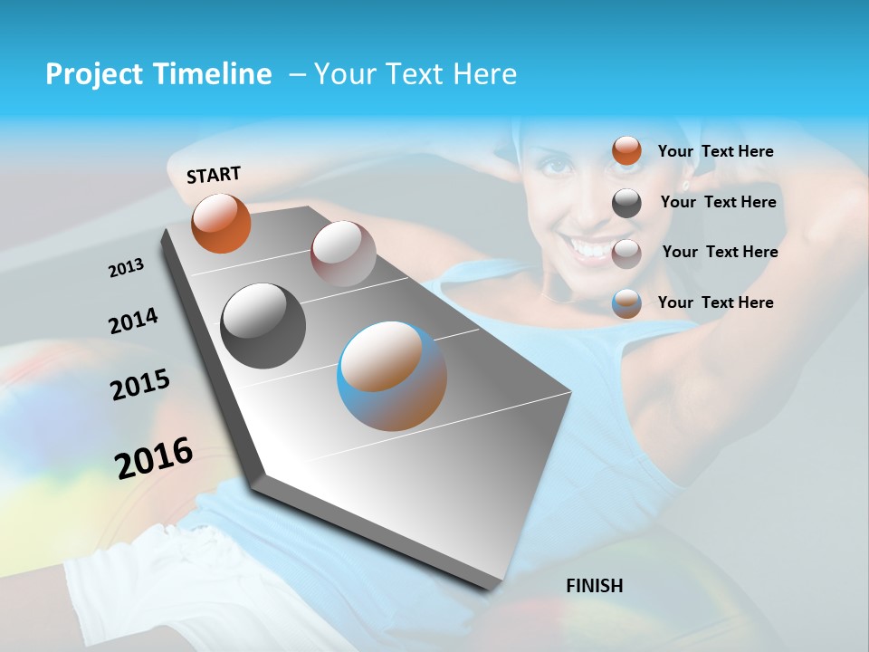 Close Up Like Fitness PowerPoint Template