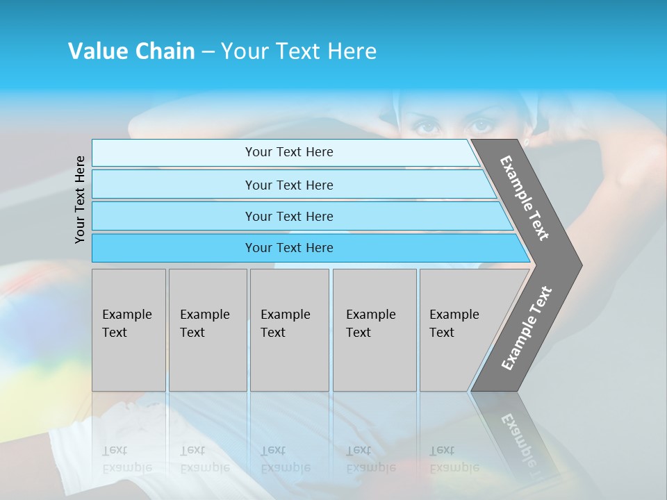 Close Up Like Fitness PowerPoint Template