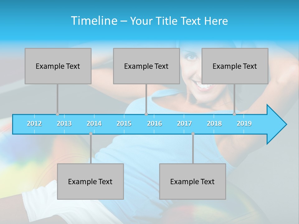 Close Up Like Fitness PowerPoint Template
