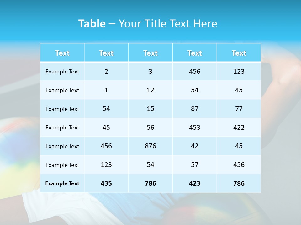 Close Up Like Fitness PowerPoint Template