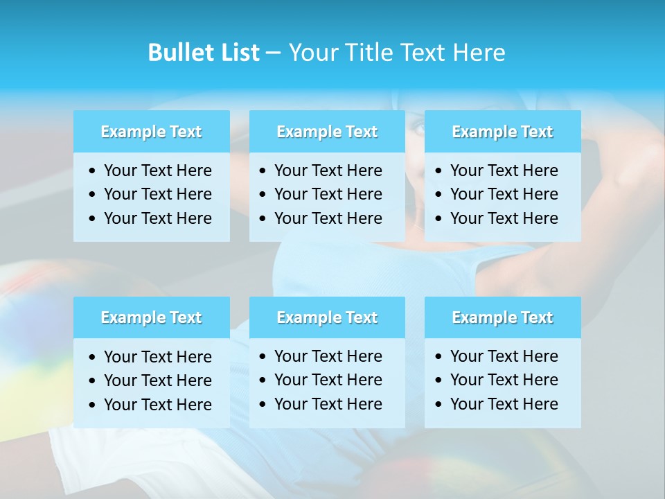 Close Up Like Fitness PowerPoint Template