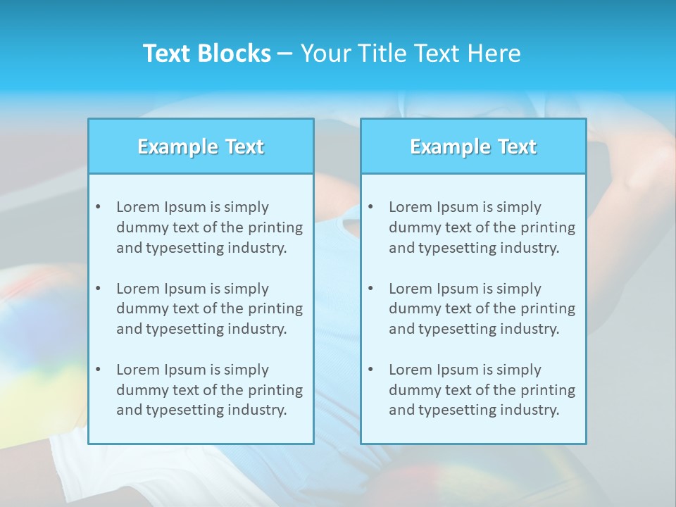 Close Up Like Fitness PowerPoint Template