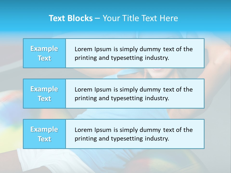 Close Up Like Fitness PowerPoint Template