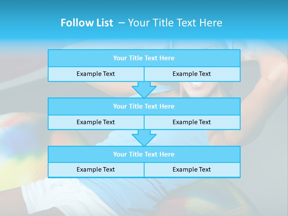 Close Up Like Fitness PowerPoint Template