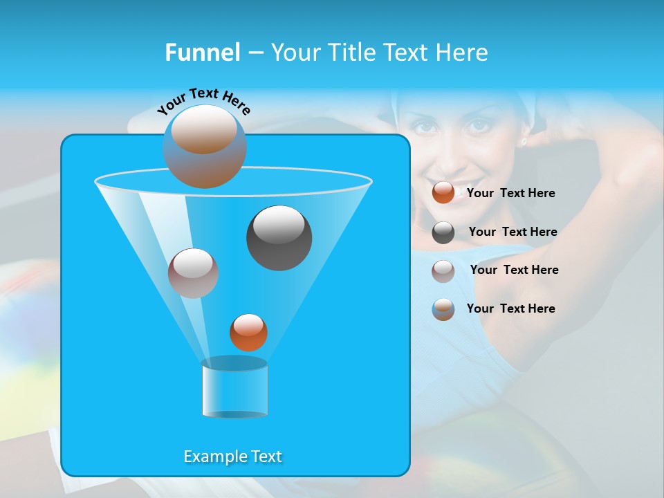 Close Up Like Fitness PowerPoint Template