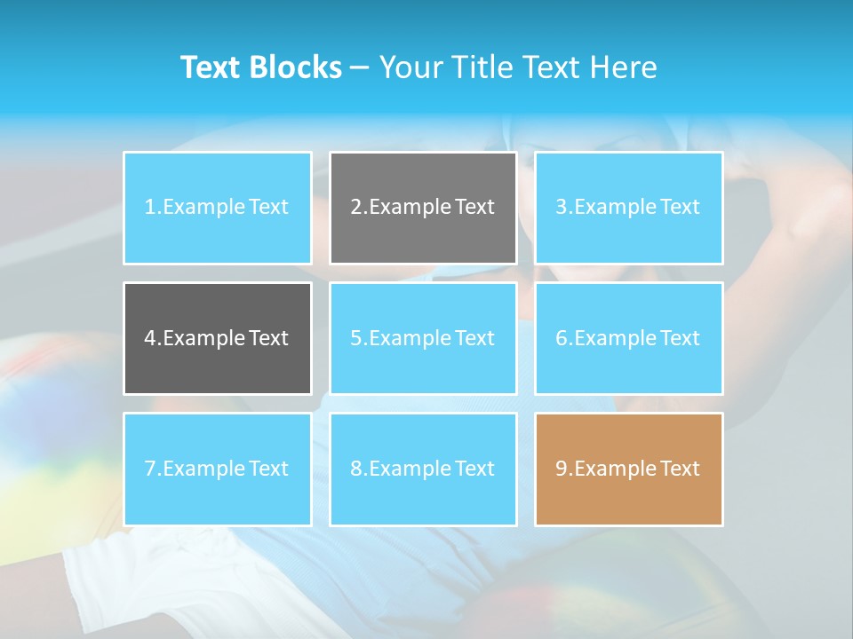 Close Up Like Fitness PowerPoint Template