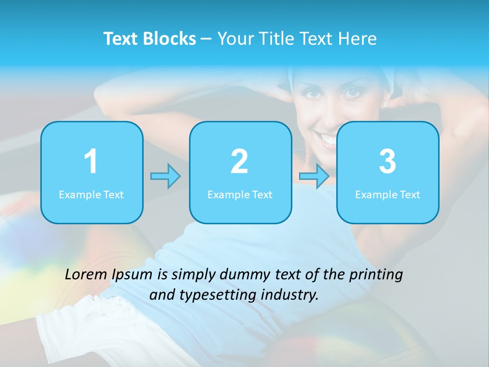 Close Up Like Fitness PowerPoint Template