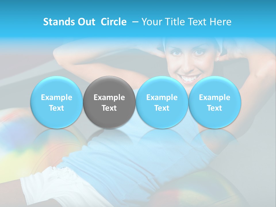 Close Up Like Fitness PowerPoint Template