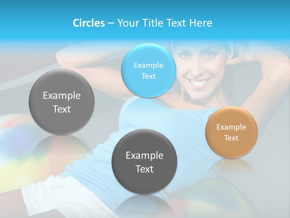 Close Up Like Fitness PowerPoint Template