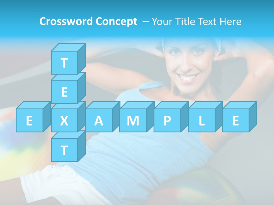 Close Up Like Fitness PowerPoint Template