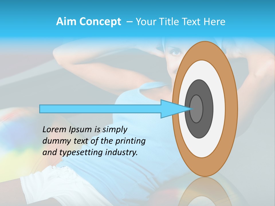Close Up Like Fitness PowerPoint Template