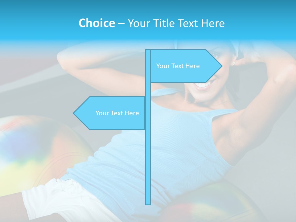 Close Up Like Fitness PowerPoint Template