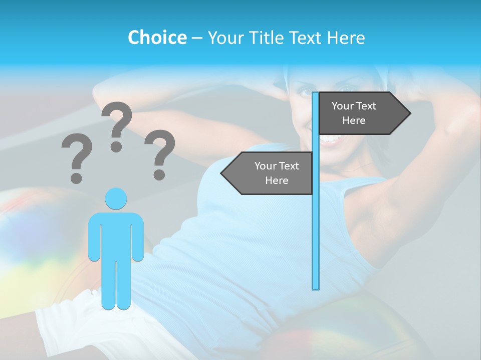 Close Up Like Fitness PowerPoint Template