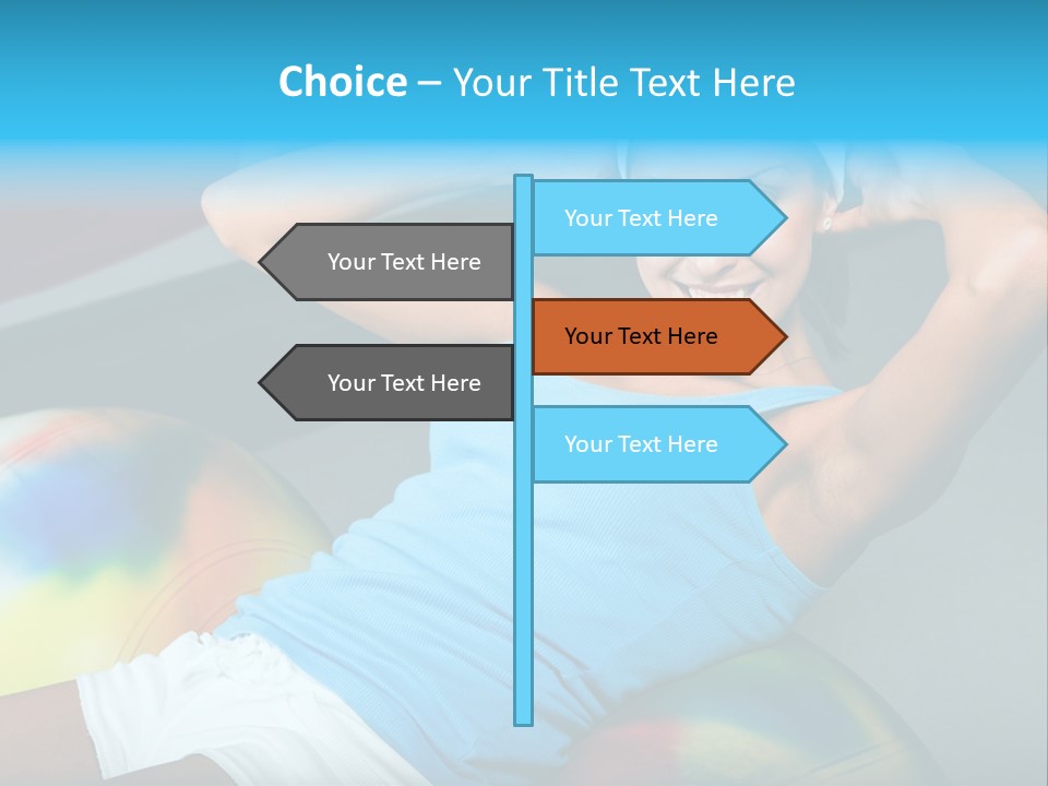 Close Up Like Fitness PowerPoint Template