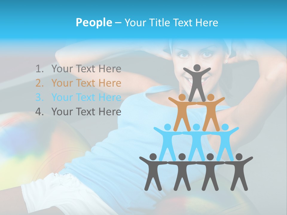 Close Up Like Fitness PowerPoint Template