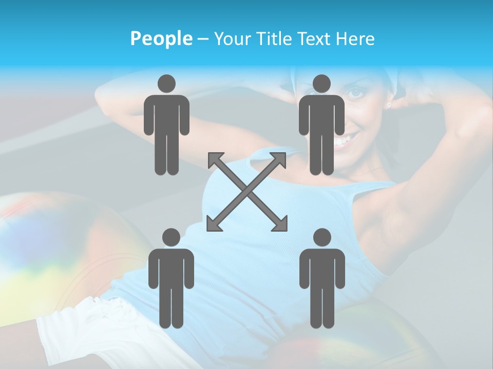 Close Up Like Fitness PowerPoint Template