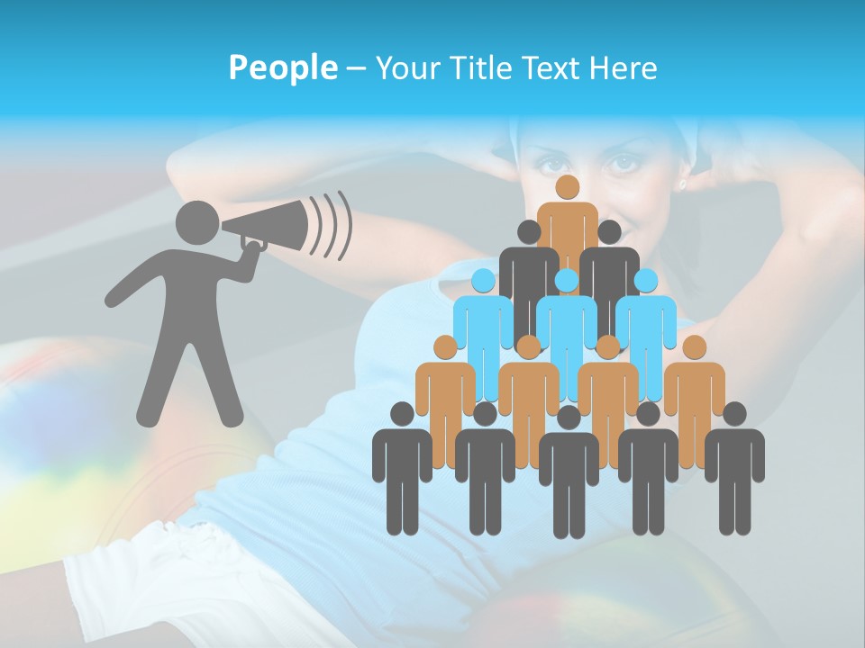 Close Up Like Fitness PowerPoint Template