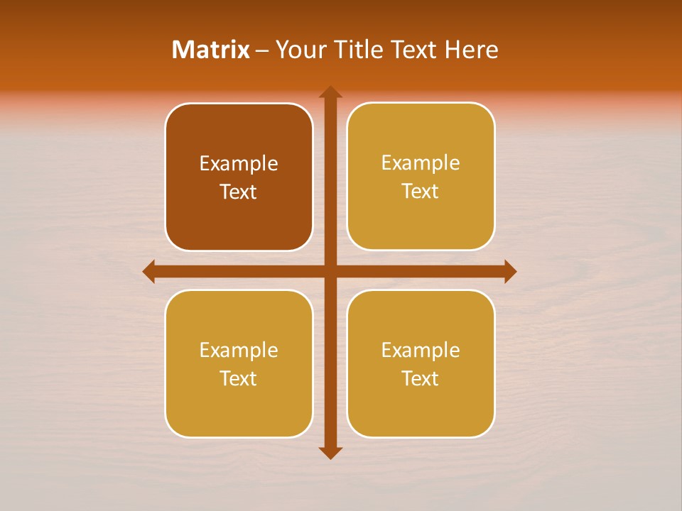 Rundown Wall Hardwood PowerPoint Template