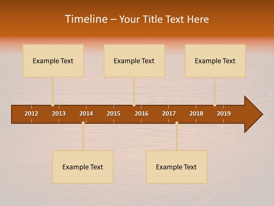 Rundown Wall Hardwood PowerPoint Template