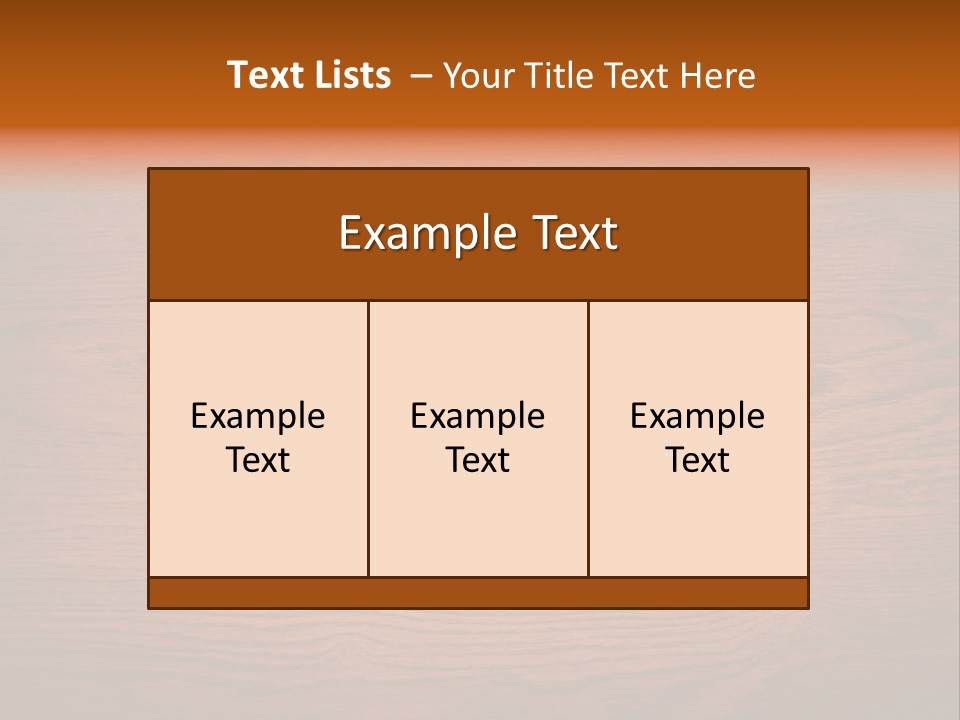 Rundown Wall Hardwood PowerPoint Template