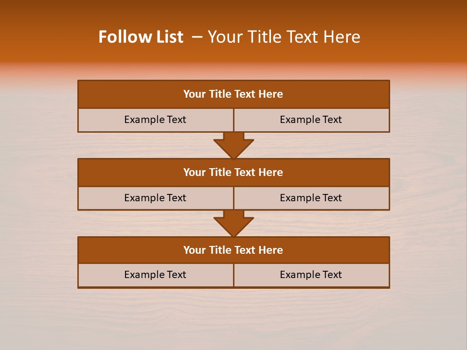 Rundown Wall Hardwood PowerPoint Template