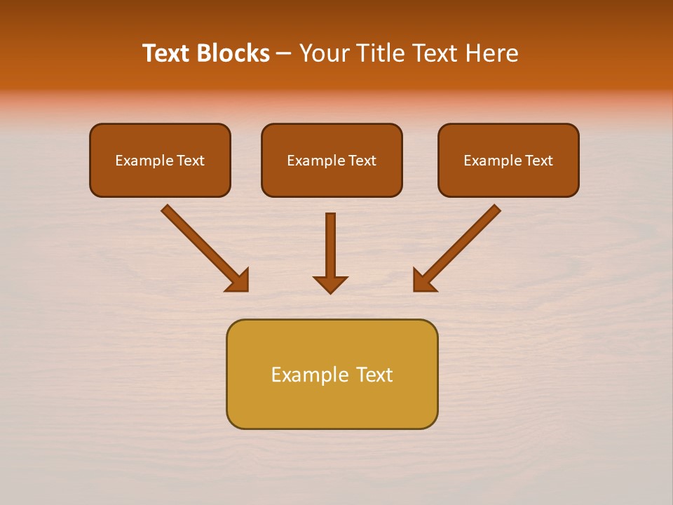 Rundown Wall Hardwood PowerPoint Template