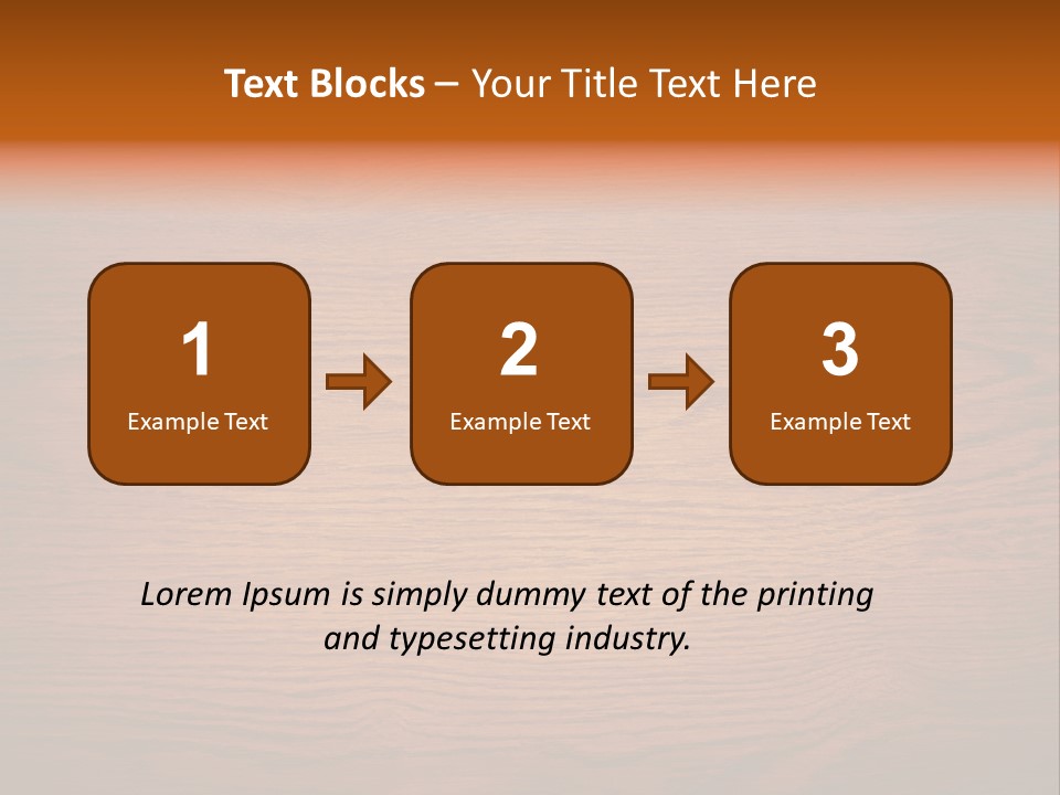 Rundown Wall Hardwood PowerPoint Template