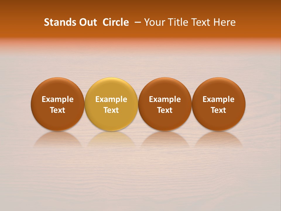 Rundown Wall Hardwood PowerPoint Template