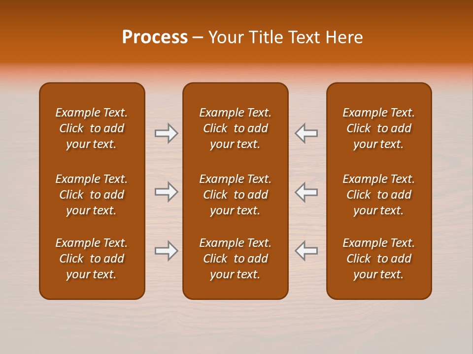 Rundown Wall Hardwood PowerPoint Template