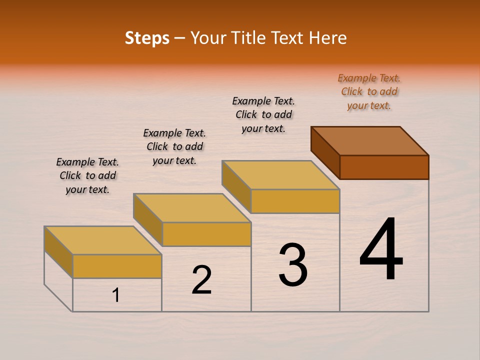 Rundown Wall Hardwood PowerPoint Template